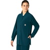 image:imageCarhartt Scrubs C81023 Womens Rugged Flex Modern Fit Bonded Fleece JaCaribbean