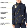 image:imageCarhartt Scrubs C81023 Womens Rugged Flex Modern Fit Bonded Fleece JaNavy
