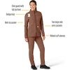 image:imageCarhartt Scrubs C81023 Womens Rugged Flex Modern Fit Bonded Fleece JaNutmeg