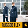 image:imageCarhartt Scrubs C81023 Womens Rugged Flex Modern Fit Bonded Fleece JaNutmeg