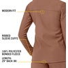 image:imageCarhartt Scrubs C81023 Womens Rugged Flex Modern Fit Bonded Fleece JaNutmeg