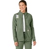 image:imageCarhartt Scrubs C81023 Womens Rugged Flex Modern Fit Bonded Fleece JaOlive