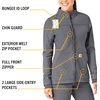 image:imageCarhartt Scrubs C81023 Womens Rugged Flex Modern Fit Bonded Fleece JaPewter