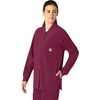image:imageCarhartt Scrubs C81023 Womens Rugged Flex Modern Fit Bonded Fleece JaWine