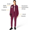 image:imageCarhartt Scrubs C81023 Womens Rugged Flex Modern Fit Bonded Fleece JaWine