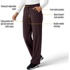 image:imageCarhartt Scrubs for Women Force CrossFlex Boot Cut Pants with 6 PocketsDark Sepia