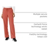 image:imageCarhartt Scrubs for Women Force CrossFlex Boot Cut Pants with 6 PocketsDusty Cedar