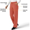 image:imageCarhartt Scrubs for Women Force CrossFlex Boot Cut Pants with 6 PocketsDusty Cedar