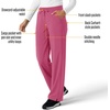 image:imageCarhartt Scrubs for Women Force CrossFlex Boot Cut Pants with 6 PocketsElectric Fuschia