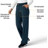 image:imageCarhartt Scrubs for Women Force CrossFlex Boot Cut Pants with 6 PocketsNavy