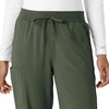image:imageCarhartt Scrubs for Women Force CrossFlex Boot Cut Pants with 6 PocketsOlive