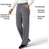 image:imageCarhartt Scrubs for Women Force CrossFlex Boot Cut Pants with 6 PocketsPewter