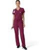 image:imageCarhartt Scrubs for Women Force CrossFlex Boot Cut Pants with 6 PocketsWine