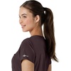 image:imageCarhartt Scrubs for Women Force CrossFlex Tuckin VNeck Tops with 1 PocketDark Sepia