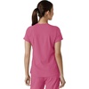 image:imageCarhartt Scrubs for Women Force CrossFlex Tuckin VNeck Tops with 1 PocketElectric Fuschia