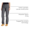image:imageCarhartt Womens 102080 Womens Rugged Flex Loose Fit Canvas Work PantCoal