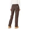 image:imageCarhartt Womens 102080 Womens Rugged Flex Loose Fit Canvas Work PantDark Brown