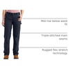 image:imageCarhartt Womens 102080 Womens Rugged Flex Loose Fit Canvas Work PantNavy