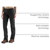 image:imageCarhartt Womens 103104 Womens Rugged Professional Series Loose FitBlack
