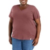 image:imageCarhartt Womens 105739 Womens Tencel Fiber Series Relaxed Fit LighApple Butter
