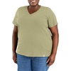 image:imageCarhartt Womens 105739 Womens Tencel Fiber Series Relaxed Fit LighDried Clay