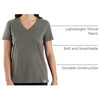 image:imageCarhartt Womens 105739 Womens Tencel Fiber Series Relaxed Fit LighDusty Olive Slub