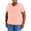 image:imageCarhartt Womens 105739 Womens Tencel Fiber Series Relaxed Fit LighTropical Peach