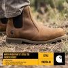 image:imageCarhartt Womens Frontier WaterResistant Chelsea Steel Toe Boots for Women  Lightweight EVA Midsole Durable Rubber Outsole and Cushion FootbedBrown