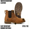 image:imageCarhartt Womens Frontier WaterResistant Chelsea Steel Toe Boots for Women  Lightweight EVA Midsole Durable Rubber Outsole and Cushion FootbedBrown