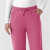 image:imageCarhartt Womens Knit Womens Boot Cut Scrub PantElectric Fuschia