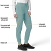 image:imageCarhartt Womens Knit Womens Boot Cut Scrub PantSummer Blue