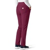 image:imageCarhartt Womens Knit Womens Boot Cut Scrub PantWine