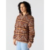 image:imageCarhartt Womens Loose Fit Fleece PulloverB Yellowtail Mountain Print Dark Sepia