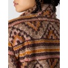 image:imageCarhartt Womens Loose Fit Fleece PulloverB Yellowtail Mountain Print Dark Sepia