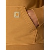 image:imageCarhartt Womens Relaxed Fit Midweight Garment Dye French Terry Hooded SweatshirtCarhartt Brown