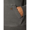 image:imageCarhartt Womens Relaxed Fit Midweight Garment Dye French Terry Hooded SweatshirtShadow
