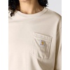 image:imageCarhartt Womens Tencel Fiber Series Loose Fit LongSleeve Pocket TShirtOat Milk Heather