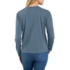 image:imageCarhartt Womens Tencel Fiber Series Loose Fit LongSleeve Pocket TShirtThundercloud