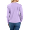 image:imageCarhartt Womens Tencel Fiber Series Loose Fit LongSleeve Pocket TShirtViolet Haze