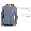 image:imageCarhartt Womens Tencel Fiber Series Loose Fit LongSleeve Pocket TShirtWisteria