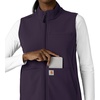 image:imageCarhartt Womens Womens Bonded Fleece VestBlack Plum