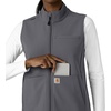 image:imageCarhartt Womens Womens Bonded Fleece VestPewter