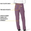 image:imageCrossFlex Womens Boot Cut Cargo Scrub PantAmethyst