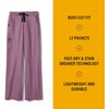 image:imageCrossFlex Womens Boot Cut Cargo Scrub PantAmethyst