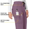 image:imageCrossFlex Womens Boot Cut Cargo Scrub PantAmethyst