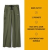 image:imageCrossFlex Womens Boot Cut Cargo Scrub PantBasil