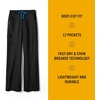 image:imageCrossFlex Womens Boot Cut Cargo Scrub PantBlack