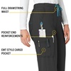 image:imageCrossFlex Womens Boot Cut Cargo Scrub PantBlack