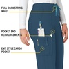 image:imageCrossFlex Womens Boot Cut Cargo Scrub PantCaribbean