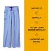 image:imageCrossFlex Womens Boot Cut Cargo Scrub PantCeil Blue
